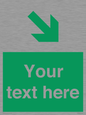 SB10622: Custom Safe condition: Green Down right arrow