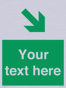 SB10622: Custom Safe condition: Green Down right arrow