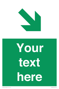 SB10622: Custom Safe condition: Green Down right arrow