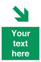 SB10622: Custom Safe condition: Green Down right arrow