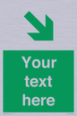 SB10622: Custom Safe condition: Green Down right arrow