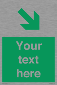 SB10622: Custom Safe condition: Green Down right arrow
