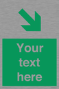 SB10622: Custom Safe condition: Green Down right arrow