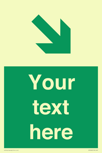 SB10622: Custom Safe condition: Green Down right arrow
