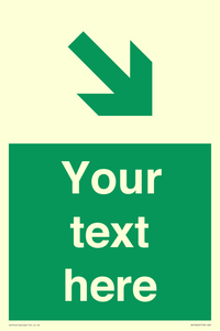 SB10622: Custom Safe condition: Green Down right arrow