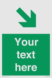 SB10622: Custom Safe condition: Green Down right arrow