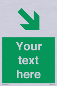 SB10622: Custom Safe condition: Green Down right arrow