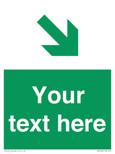 SB10622: Custom Safe condition: Green Down right arrow