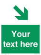 SB10622: Custom Safe condition: Green Down right arrow