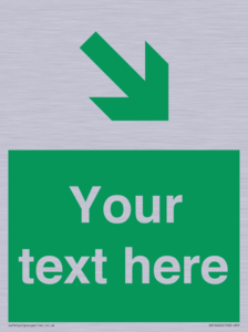 SB10622: Custom Safe condition: Green Down right arrow