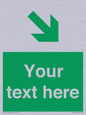 SB10622: Custom Safe condition: Green Down right arrow