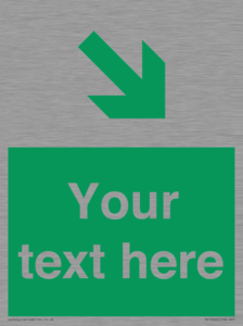 SB10622: Custom Safe condition: Green Down right arrow