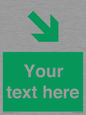 SB10622: Custom Safe condition: Green Down right arrow