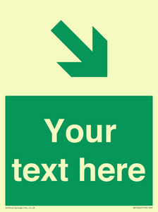 SB10622: Custom Safe condition: Green Down right arrow