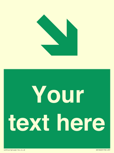 SB10622: Custom Safe condition: Green Down right arrow
