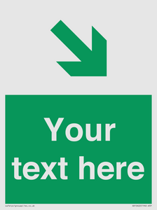 SB10622: Custom Safe condition: Green Down right arrow