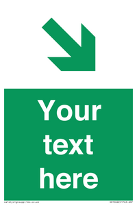 SB10622: Custom Safe condition: Green Down right arrow
