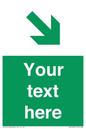 SB10622: Custom Safe condition: Green Down right arrow