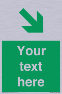 SB10622: Custom Safe condition: Green Down right arrow