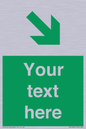 SB10622: Custom Safe condition: Green Down right arrow