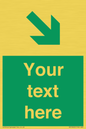 SB10622: Custom Safe condition: Green Down right arrow