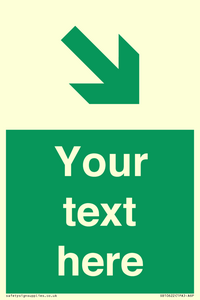 SB10622: Custom Safe condition: Green Down right arrow