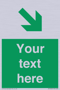 SB10622: Custom Safe condition: Green Down right arrow