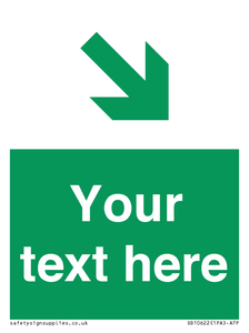 SB10622: Custom Safe condition: Green Down right arrow