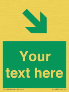 SB10622: Custom Safe condition: Green Down right arrow