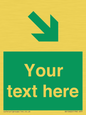 SB10622: Custom Safe condition: Green Down right arrow