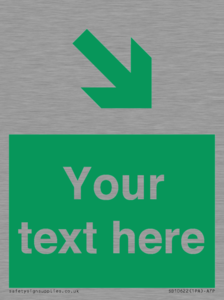 SB10622: Custom Safe condition: Green Down right arrow