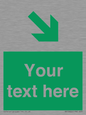 SB10622: Custom Safe condition: Green Down right arrow