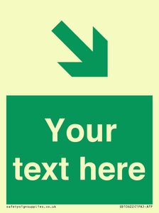 SB10622: Custom Safe condition: Green Down right arrow