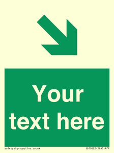 SB10622: Custom Safe condition: Green Down right arrow