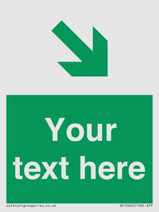 SB10622: Custom Safe condition: Green Down right arrow