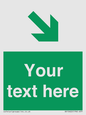 SB10622: Custom Safe condition: Green Down right arrow