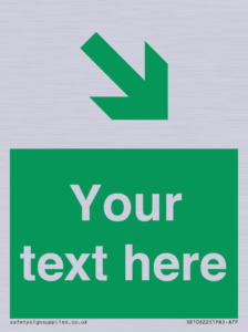 SB10622: Custom Safe condition: Green Down right arrow