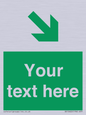 SB10622: Custom Safe condition: Green Down right arrow