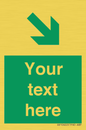 SB10622: Custom Safe condition: Green Down right arrow