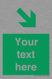 SB10622: Custom Safe condition: Green Down right arrow