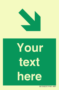 SB10622: Custom Safe condition: Green Down right arrow