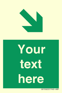 SB10622: Custom Safe condition: Green Down right arrow