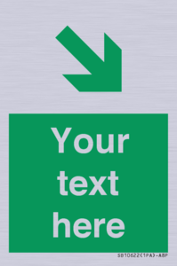 SB10622: Custom Safe condition: Green Down right arrow
