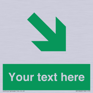 SB10622: Custom Safe condition: Green Down right arrow