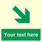 SB10622: Custom Safe condition: Green Down right arrow