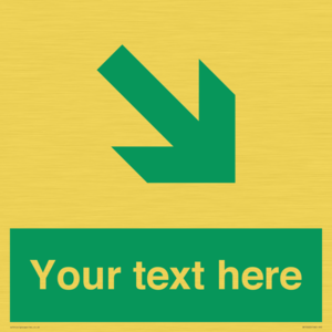 SB10622: Custom Safe condition: Green Down right arrow