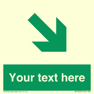 SB10622: Custom Safe condition: Green Down right arrow