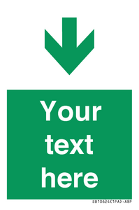 SB10624: Custom Safe condition: Green Down arrow