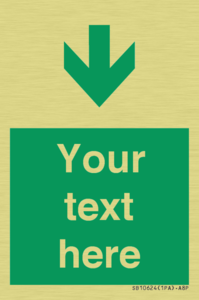 SB10624: Custom Safe condition: Green Down arrow