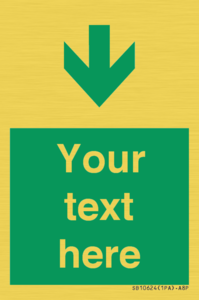 SB10624: Custom Safe condition: Green Down arrow